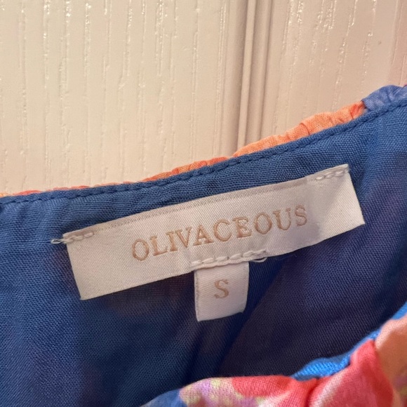 Olivaceous size small floral summery mini dress. - Picture 2 of 7